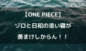 ワンピースのゾロと日和が添い寝！羨ましいシーンは漫画の何巻何話？