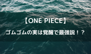 ゴムゴムの実は覚醒で最強説！？